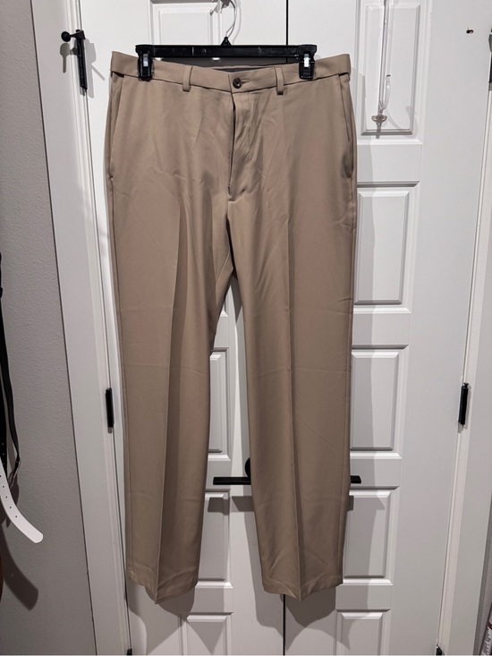 Haggar Other - Haggar Men's Beige Dress Pants 36 x 34
